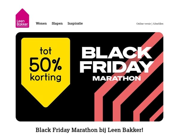 💥 Tot 50% korting tijdens Black Friday Marathon 💥