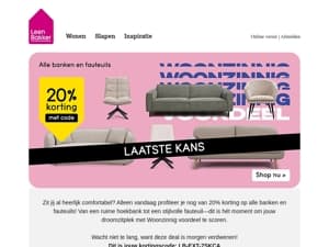 ⚠️ Alleen vandaag nog: Woonzinnig voordeel!