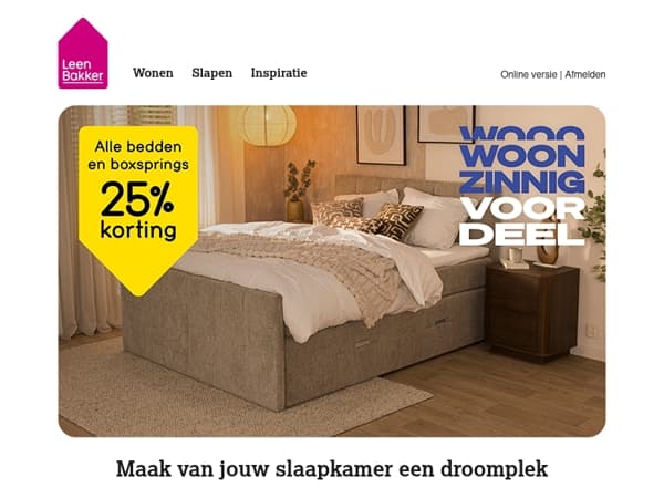 Tijd voor een bed om bij weg te dromen? ☁️