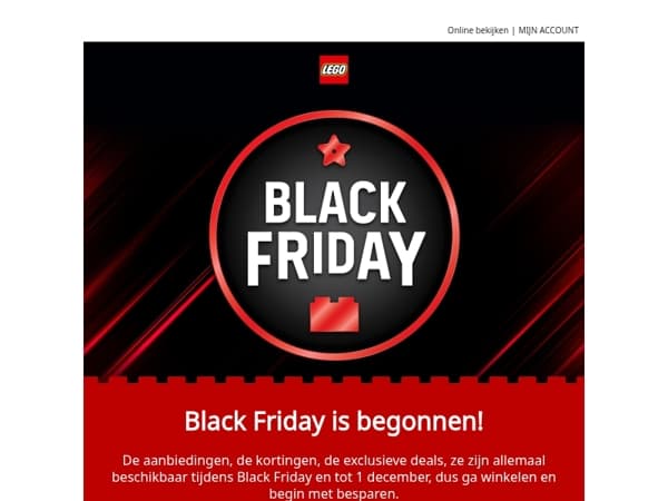 Een exclusieve Black Friday-aanbieding uit de ruimte