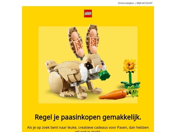 LEGO® fan, regel je paasinkopen