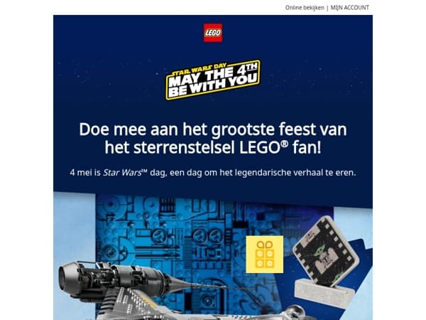 Het is bijna Star Wars™ dag… LEGO® fan