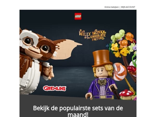 Onthulling van de meest gewilde LEGO® sets!