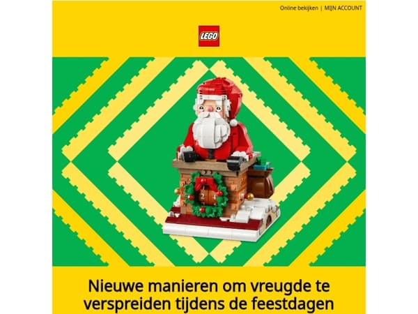 Daar heb je de kerstman...