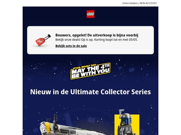 Vier Star Wars™ dag met ons