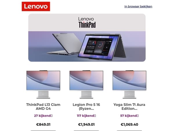 Nieuwe gepersonaliseerde keuzes, speciaal voor jou!