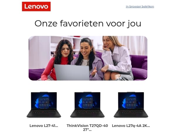 Nieuwe gepersonaliseerde keuzes, speciaal voor jou!