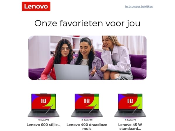 Nieuwe gepersonaliseerde keuzes, speciaal voor jou!