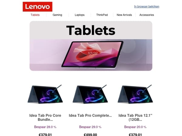 Idea Tab Pro Complete Bundle (8GB 256GB) dit vindt je misschien leuk…