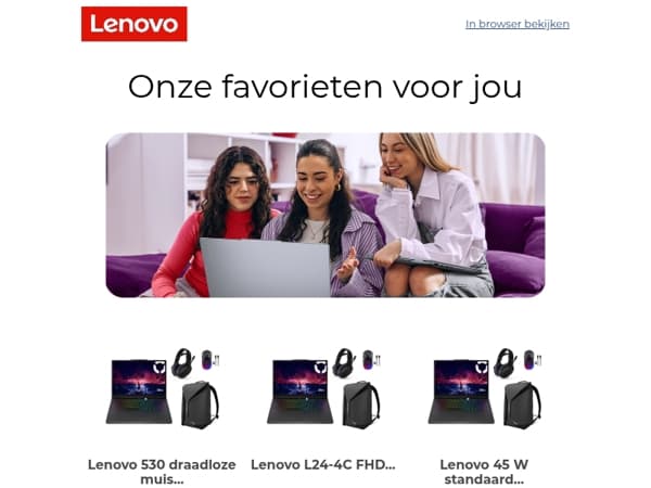 Nieuwe gepersonaliseerde keuzes, speciaal voor jou!