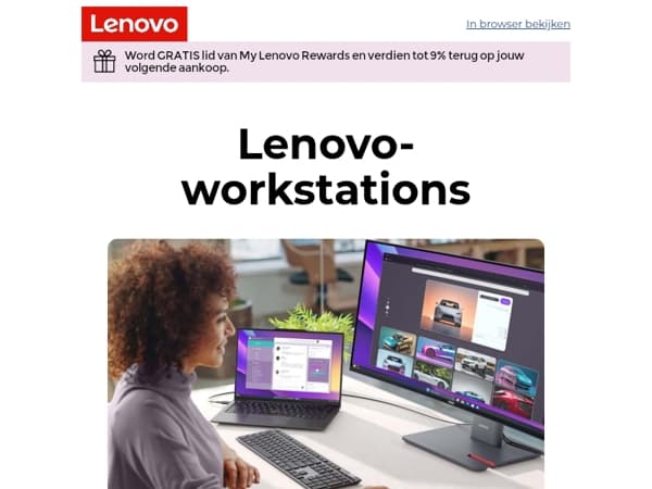 Blijf productief met onze desktopcomputer en mobiele werkstations.