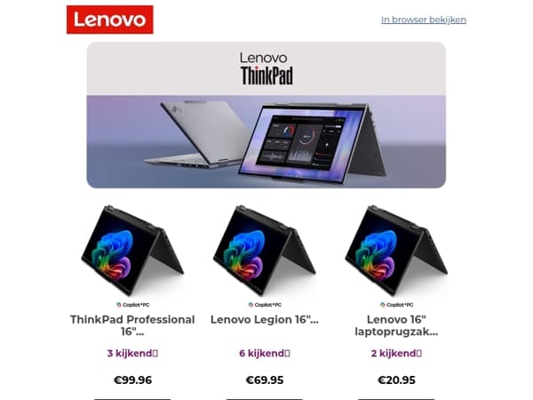 Nieuwe gepersonaliseerde keuzes, speciaal voor jou!