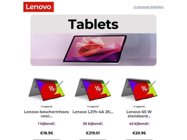 Nieuwe gepersonaliseerde keuzes, speciaal voor jou!