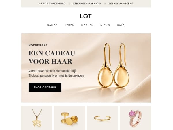 🌷 Moederdag: Verras haar met een sieraad