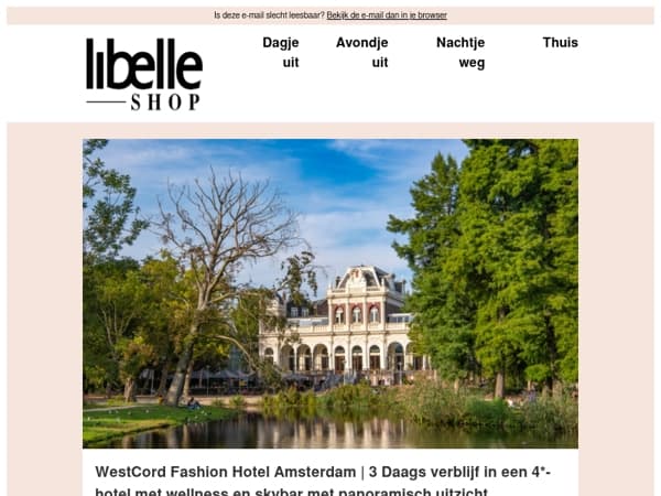 Verblijf in hartje Amsterdam in een trendy hotel