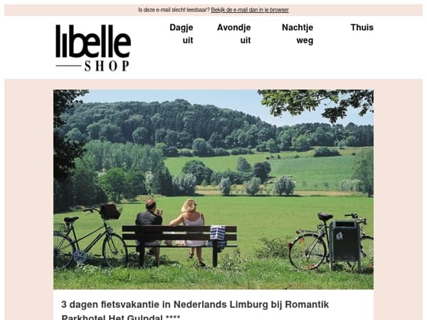 Ontspan tijdens een fietsvakantie in Zuid-Limburg