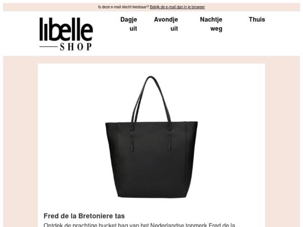 Ontdek de stijlvolle tas van Fred de la Bretoniere