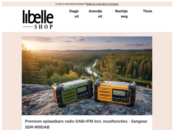 Wees voorbereid op iedere situatie met onze oplaadbare radio's
