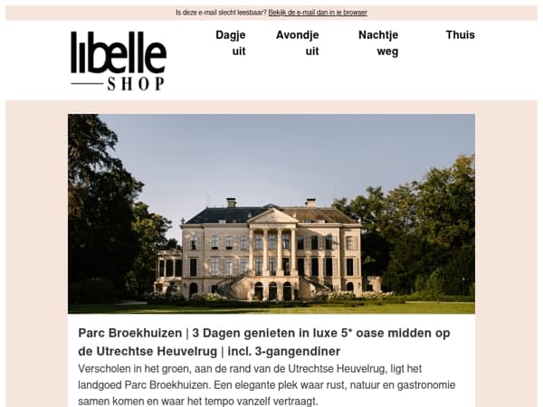 Overnacht aan de rand van de Utrechtse Heuvelrug