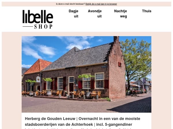 Verblijf in het kleinste stadje van Nederland