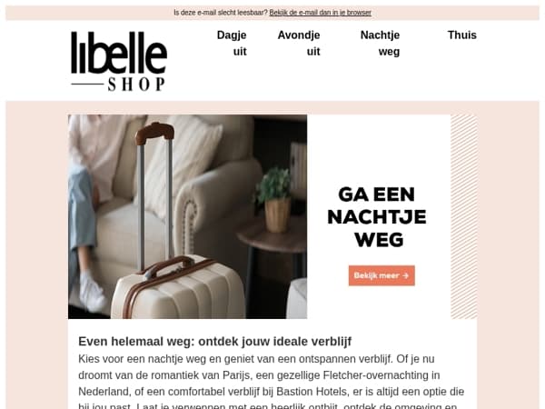 Nachtjes weg: Ontsnap met korting