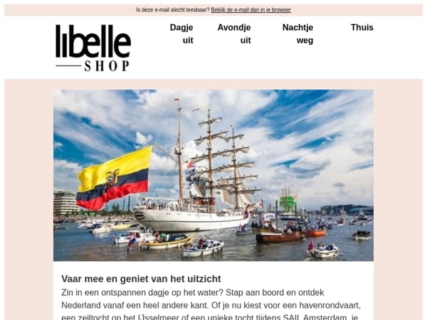 Beleef met korting een unieke rondvaart