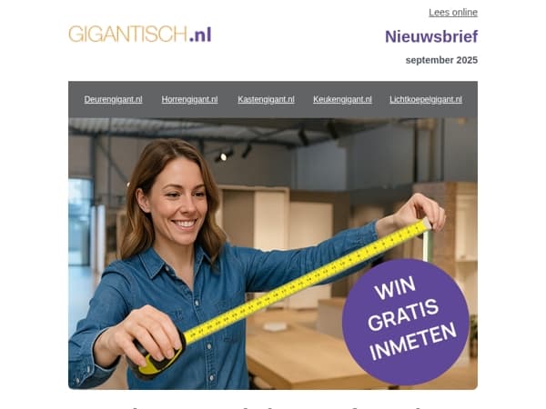 Win een gratis inmeetafspraak! 📏✨️