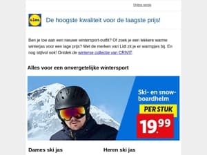 Winterkleding voor een zacht prijsje