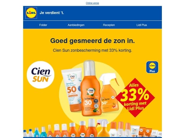 Zon op je bol, korting in je mand