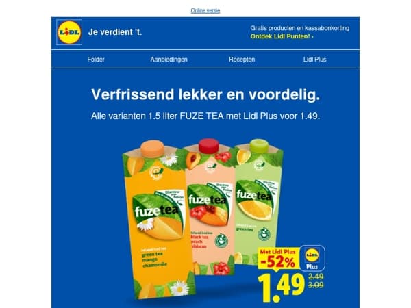Weekenddeals, extra deals & Shopruiming!