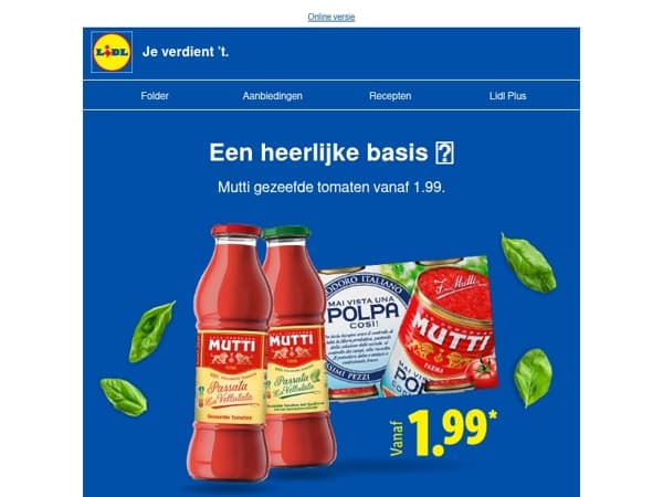 Proef Italië voor een Lidl prijsje