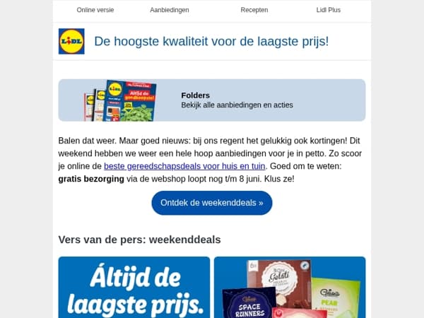 Ontdek de beste deals van deze week