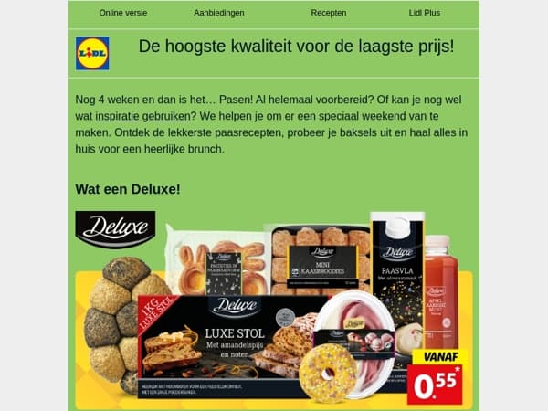 Wie lente zegt, zegt Pasen