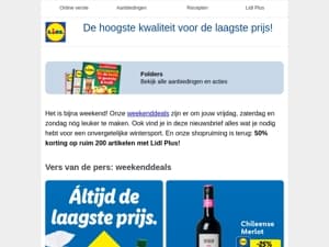 50% korting met Lidl Plus