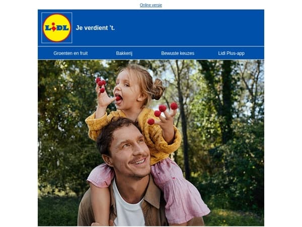 Elke dag het beste. Je verdient ’t.