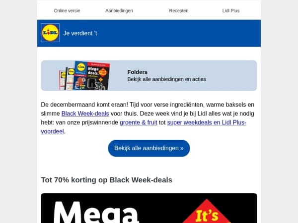 Black Week is in volle gang: tot wel 70% korting
