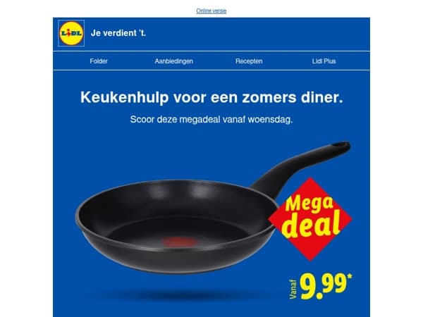 Megadeal op Silvercrest koekenpan 🍳