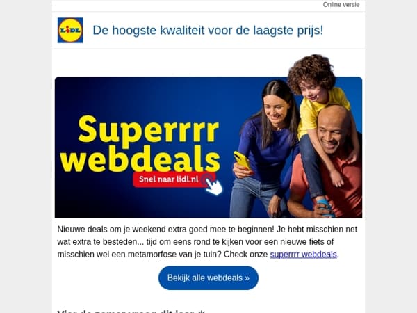 Superrrr webdeals op Lidl.nl!