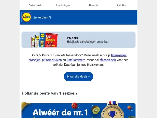 Lidl Deals zijn er weer! 🥒 🍇