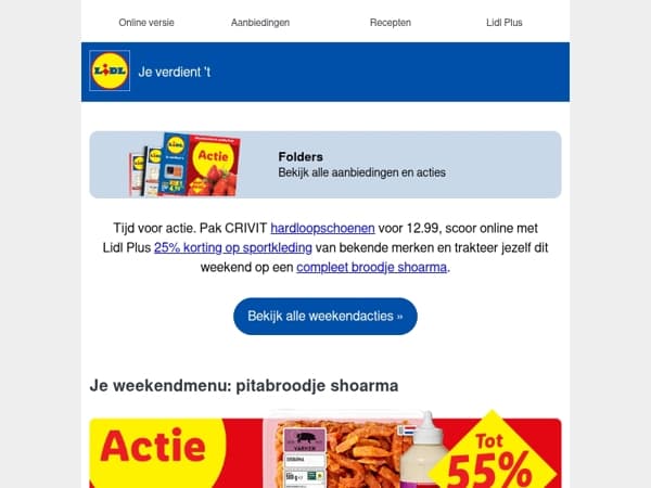 Weekenddeals: van shoarma tot asperges
