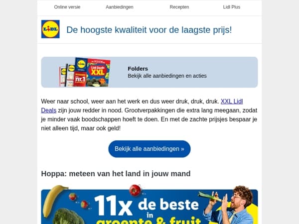 XXL Deals: extra veel Lidl voor je geld