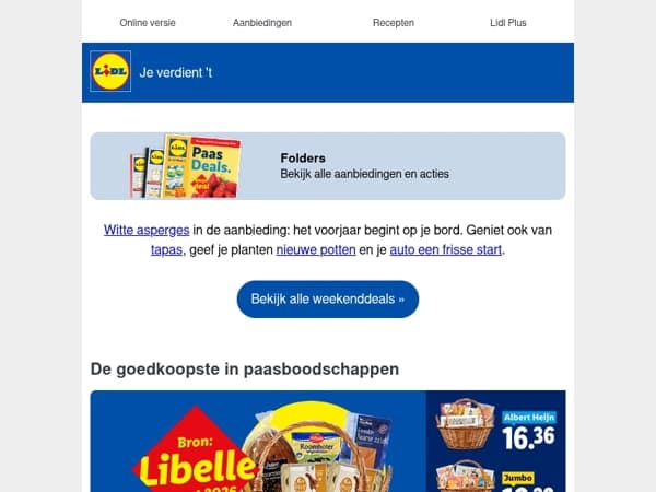 Asperges! Je paasweekend begint hier 🐰🍷