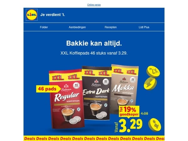 Van megadeal tot moussaka: dit zijn de aanbiedingen