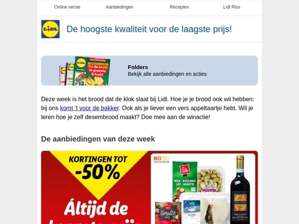 Brood, brood en nog eens brood bij Lidl