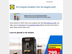20% korting op LED-lampen
