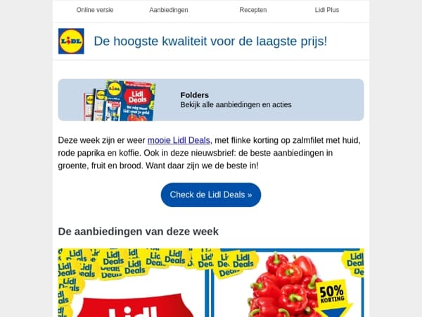 Deze week nog meer Lidl voor je geld