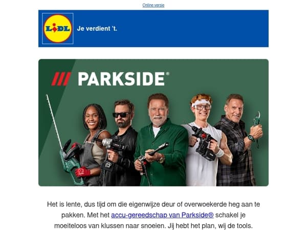 Pak voordelig die klus op met Parkside