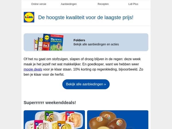 Broodnodig voordeel voor je weekend