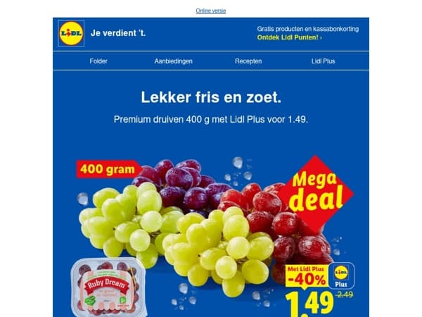 Weer een week vol deals van koffiebonen tot keukenrollen en acties tot 50% korting