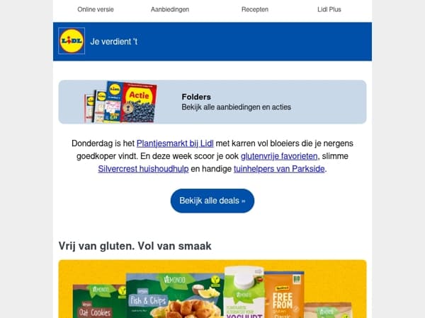 Donderdag is het Plantjesmarkt 🌱